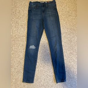Skinny Stretch Blue Jeans